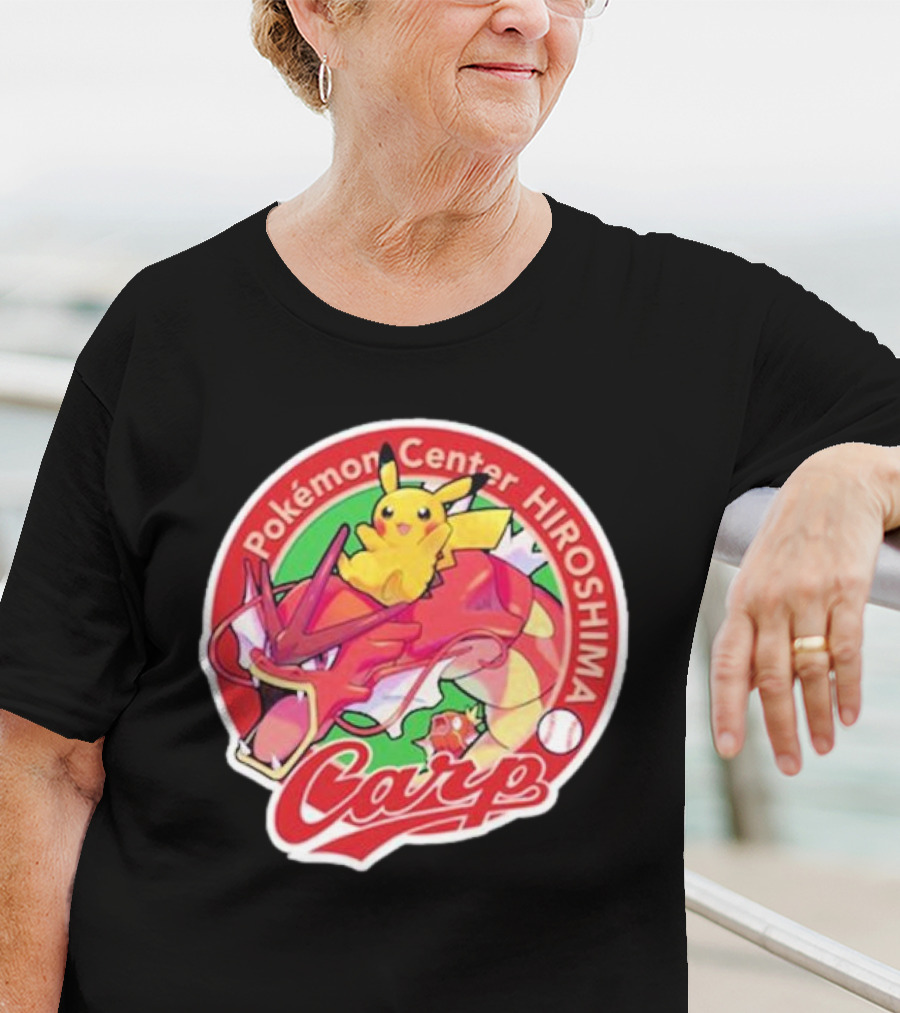 Hiroshima Toyo Carp X Pokémon Center Hiroshima T-Shirt