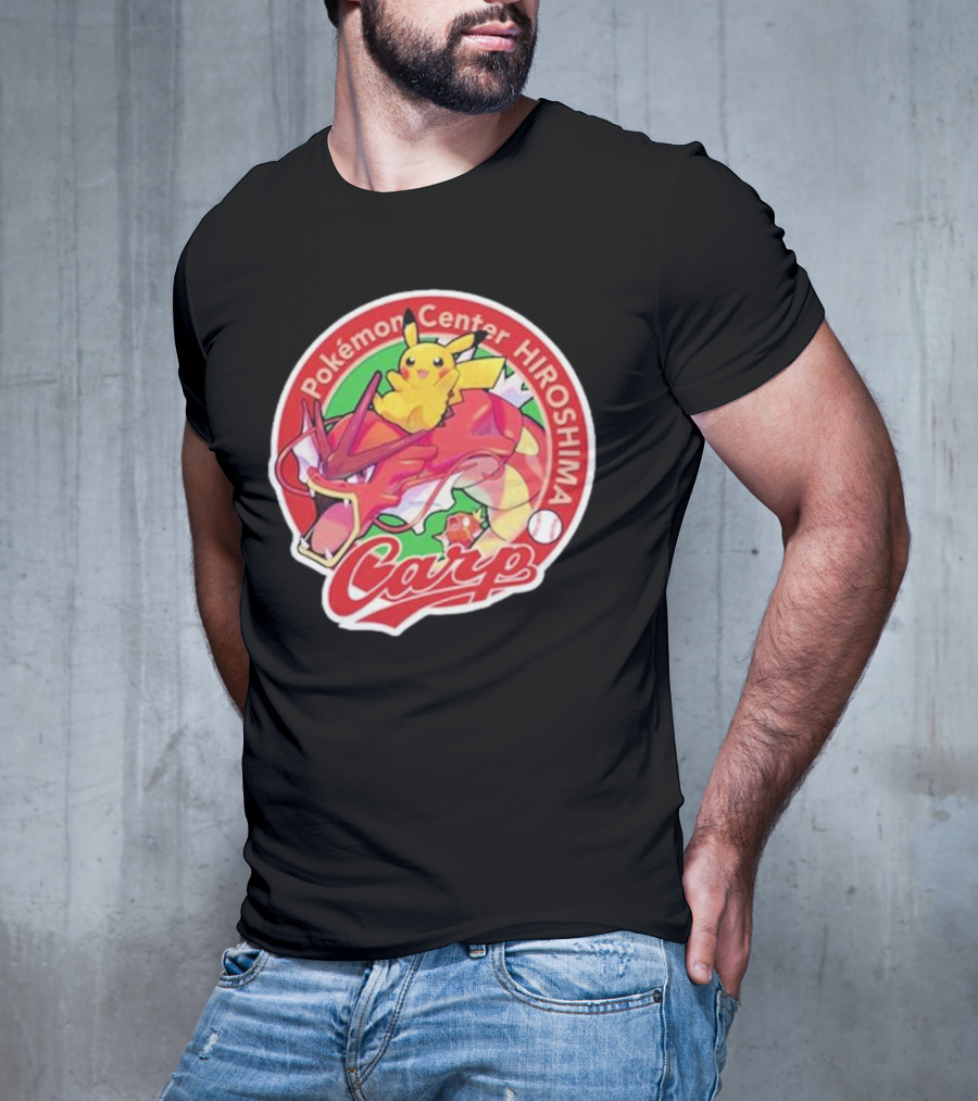 Hiroshima Toyo Carp X Pokémon Center Hiroshima T-Shirt