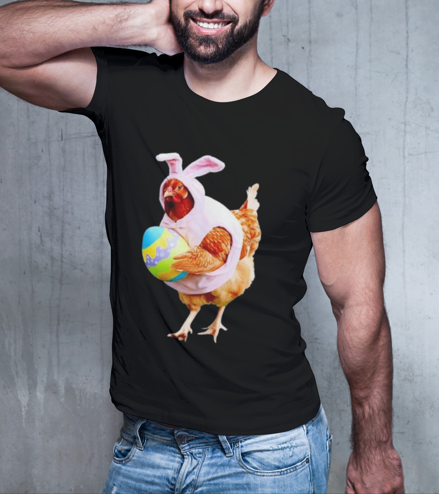 Happy Easter Chicken Bunnies T-Shirt