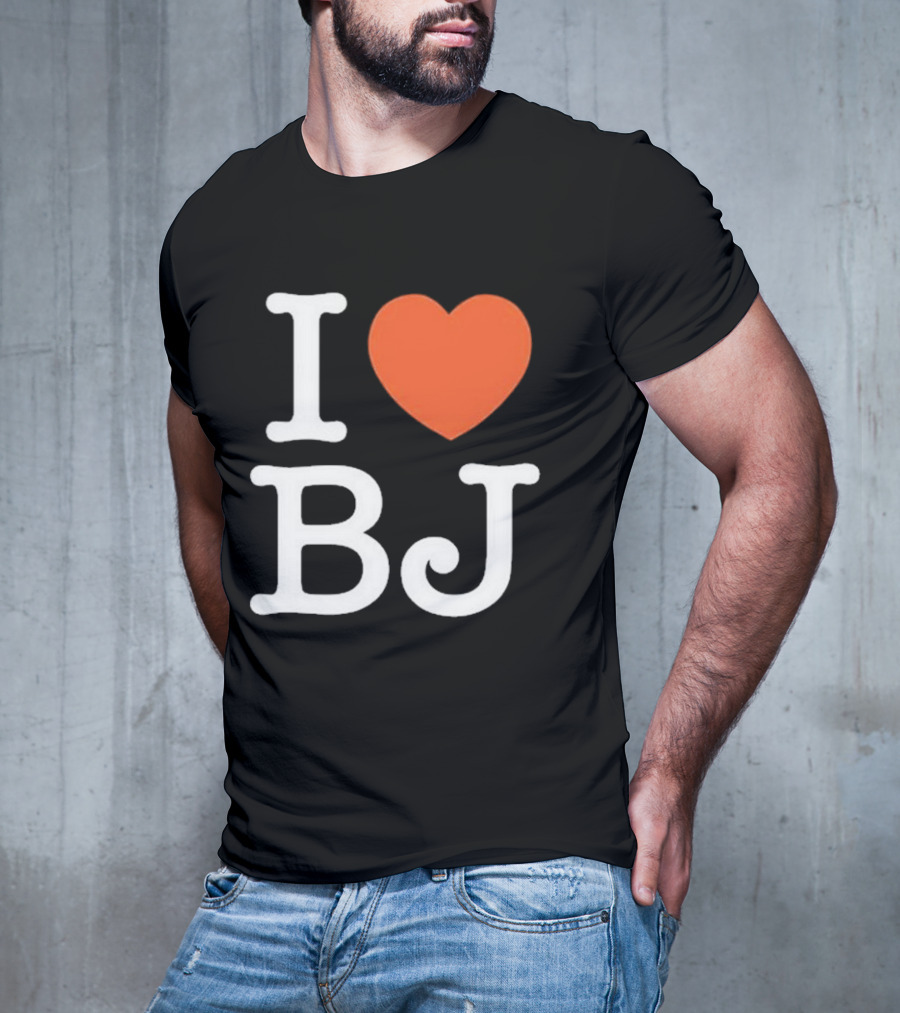 I Love Bj Ben Johnson T-Shirt