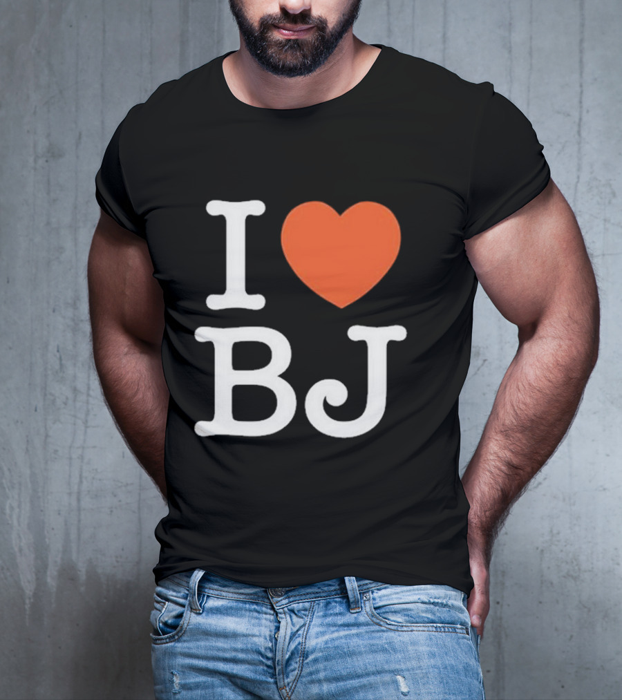 I Love Bj Ben Johnson T-Shirt