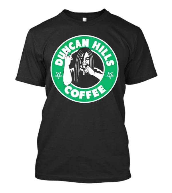 Duncan Hills Coffee Metalocalypse Starbucks Emblem T-Shirt