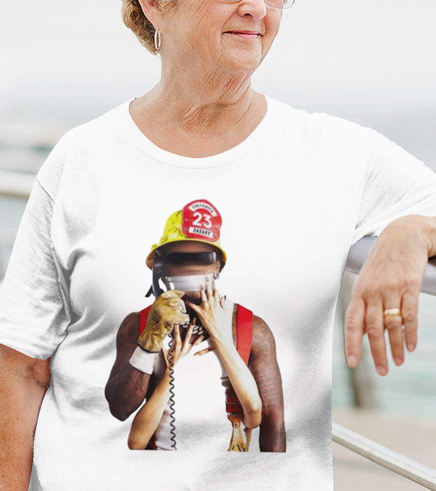 Call Da Fireman 23 DaBaby Firefighter Concept T-Shirt