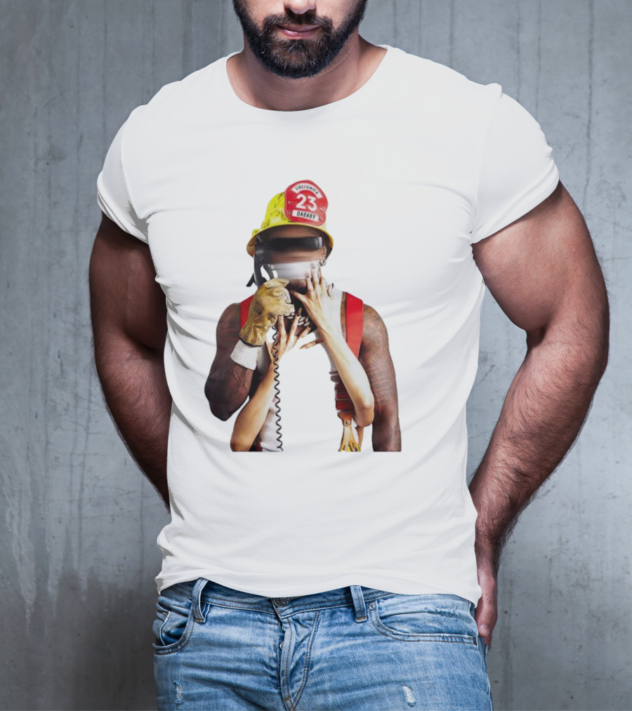 Call Da Fireman 23 DaBaby Firefighter Concept T-Shirt
