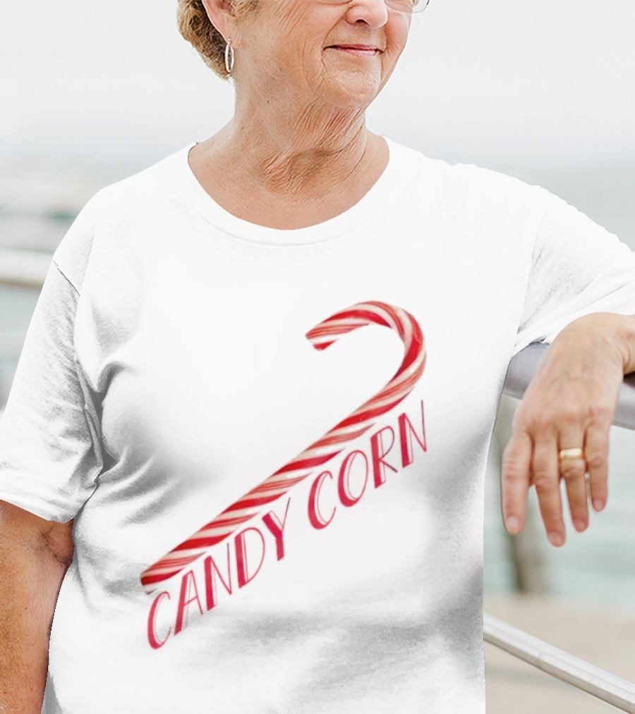 Candy Corn Candy Cane Mischief T-Shirt