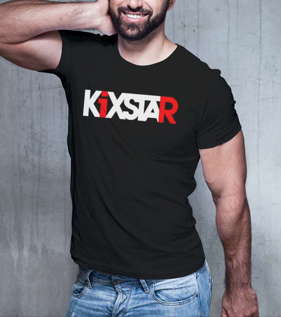 Kixstar Gaming Inspired Red And White T-Shirt