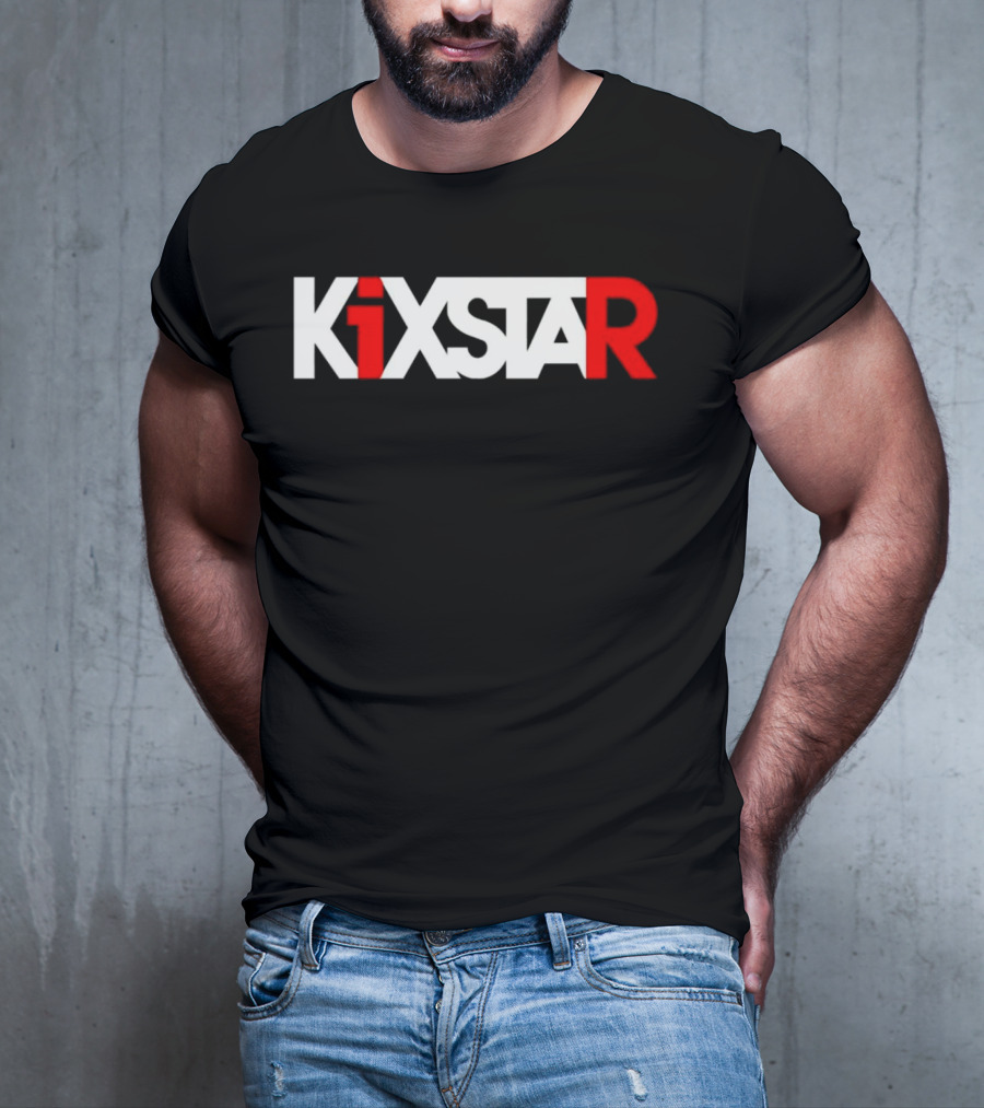 Kixstar Gaming Inspired Red And White T-Shirt