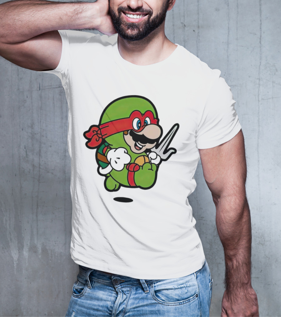 Super Mario Raph Ninja Bro Adventures T-Shirt