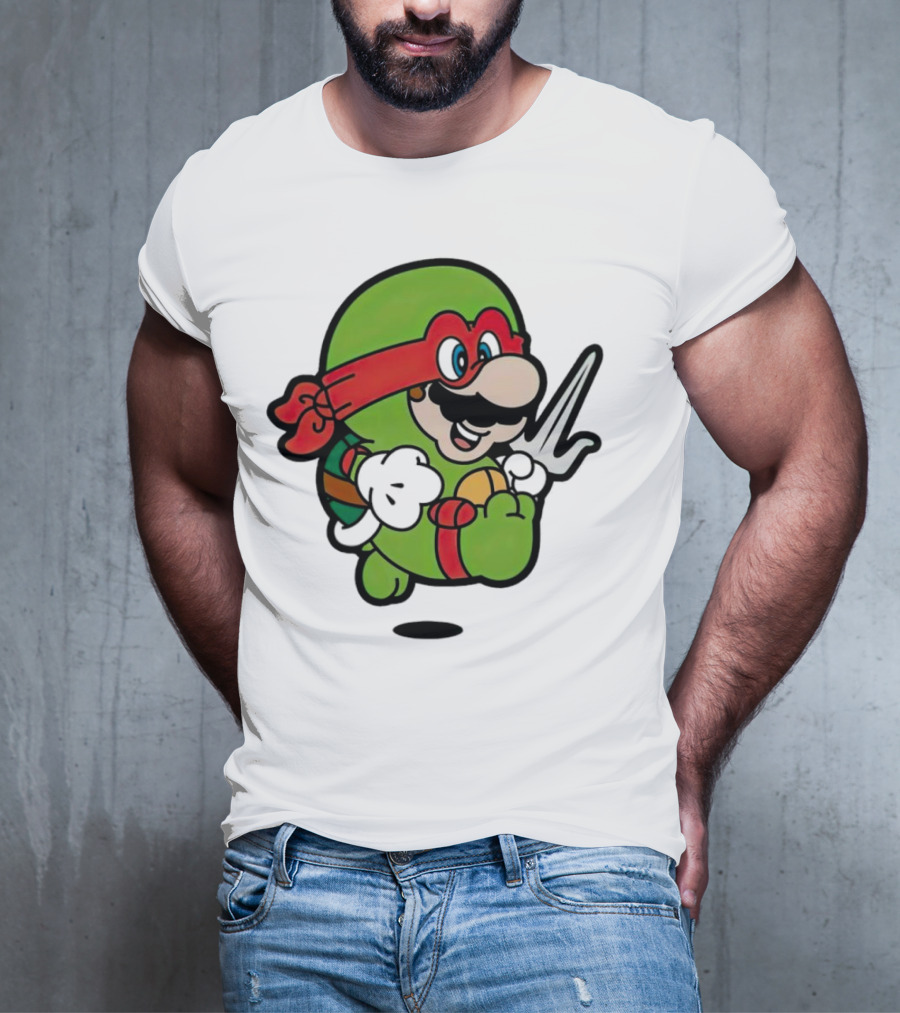 Super Mario Raph Ninja Bro Adventures T-Shirt
