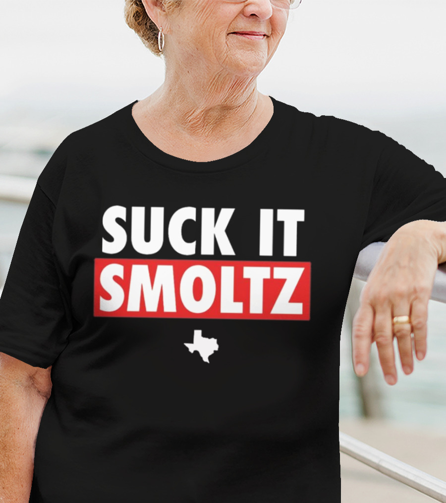 Suck It Smoltz Texas Map T-Shirt