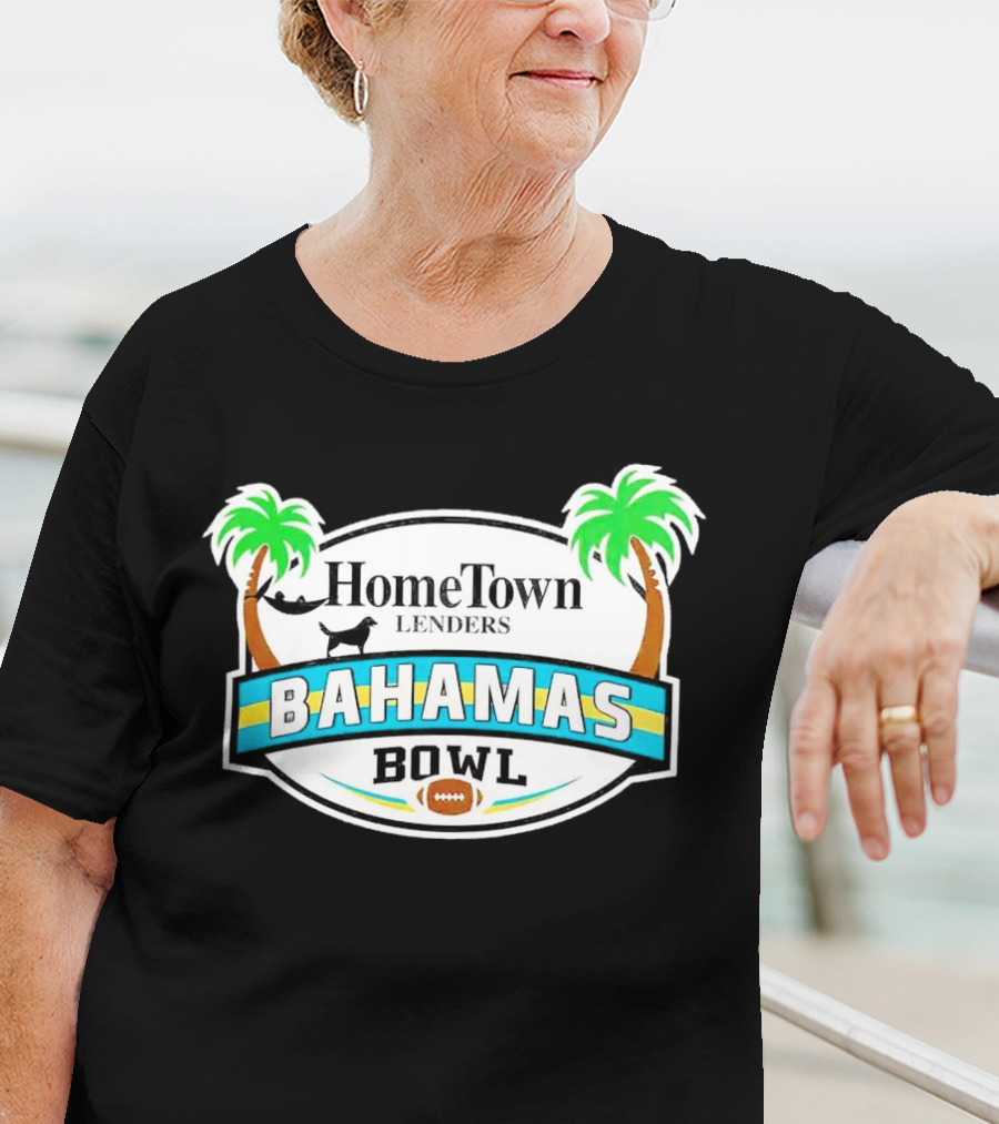 HomeTown Lenders Bahamas Bowl Palms Football T-Shirt