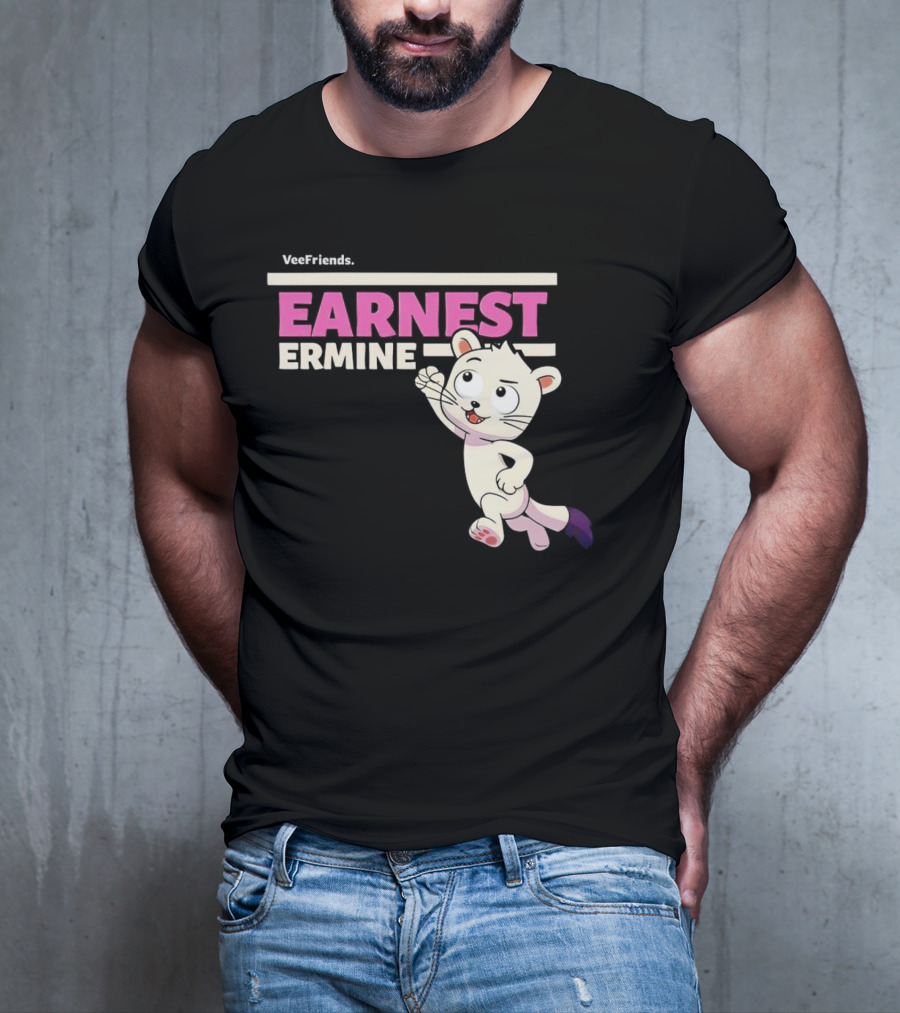 VeeFriends Earnest Ermine Character T-Shirt