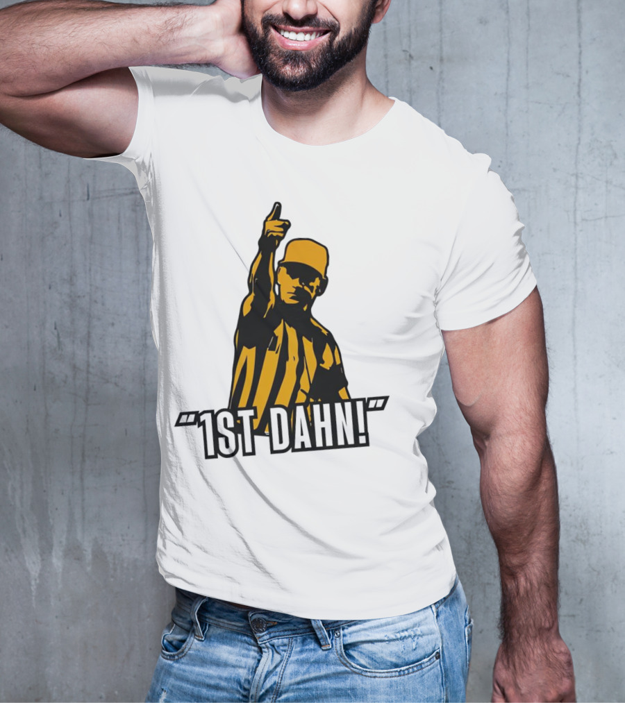 Pittsburgh Steelers 1st Dahn Referee Gesture Steelers Colors T-Shirt