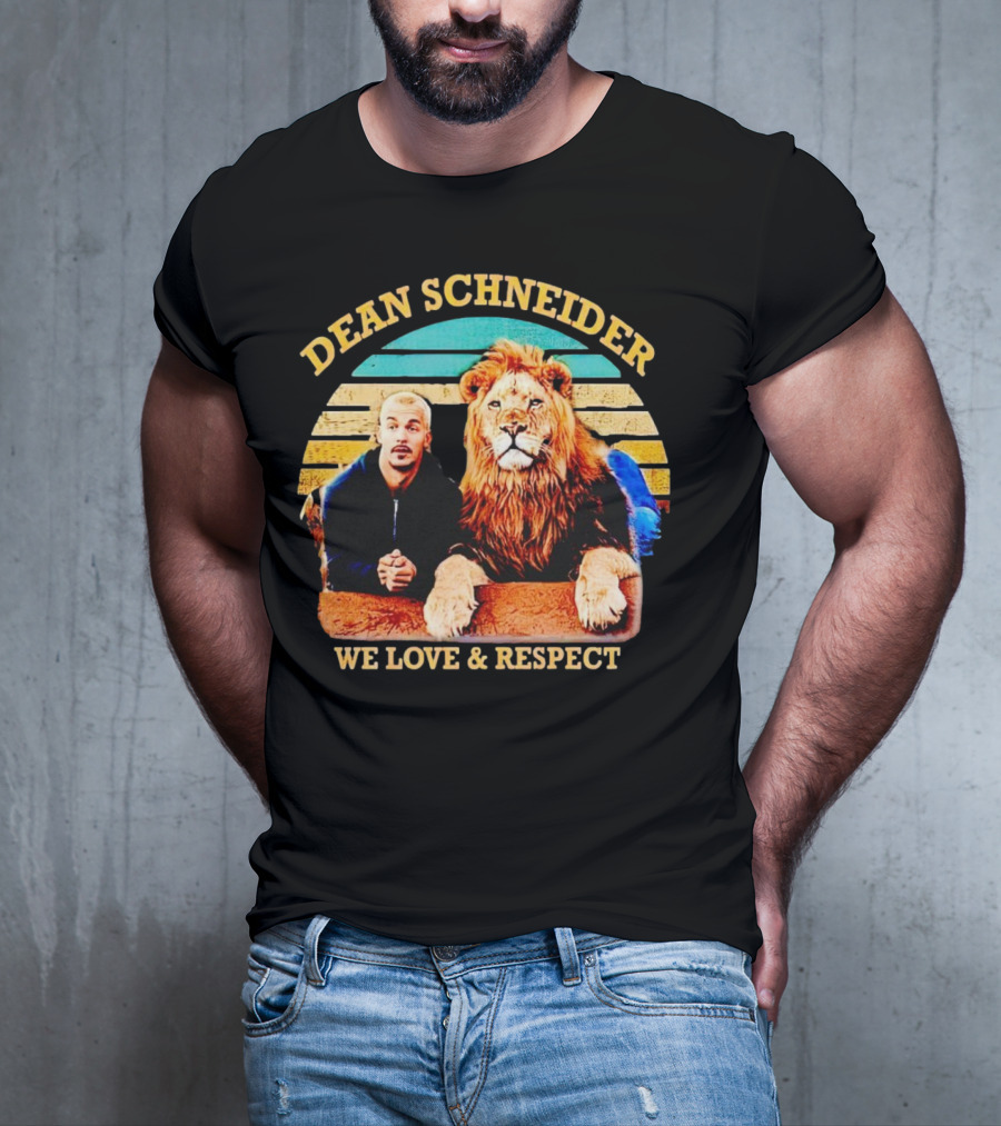 Dean Schneider We Love And Respect Lion T-Shirt