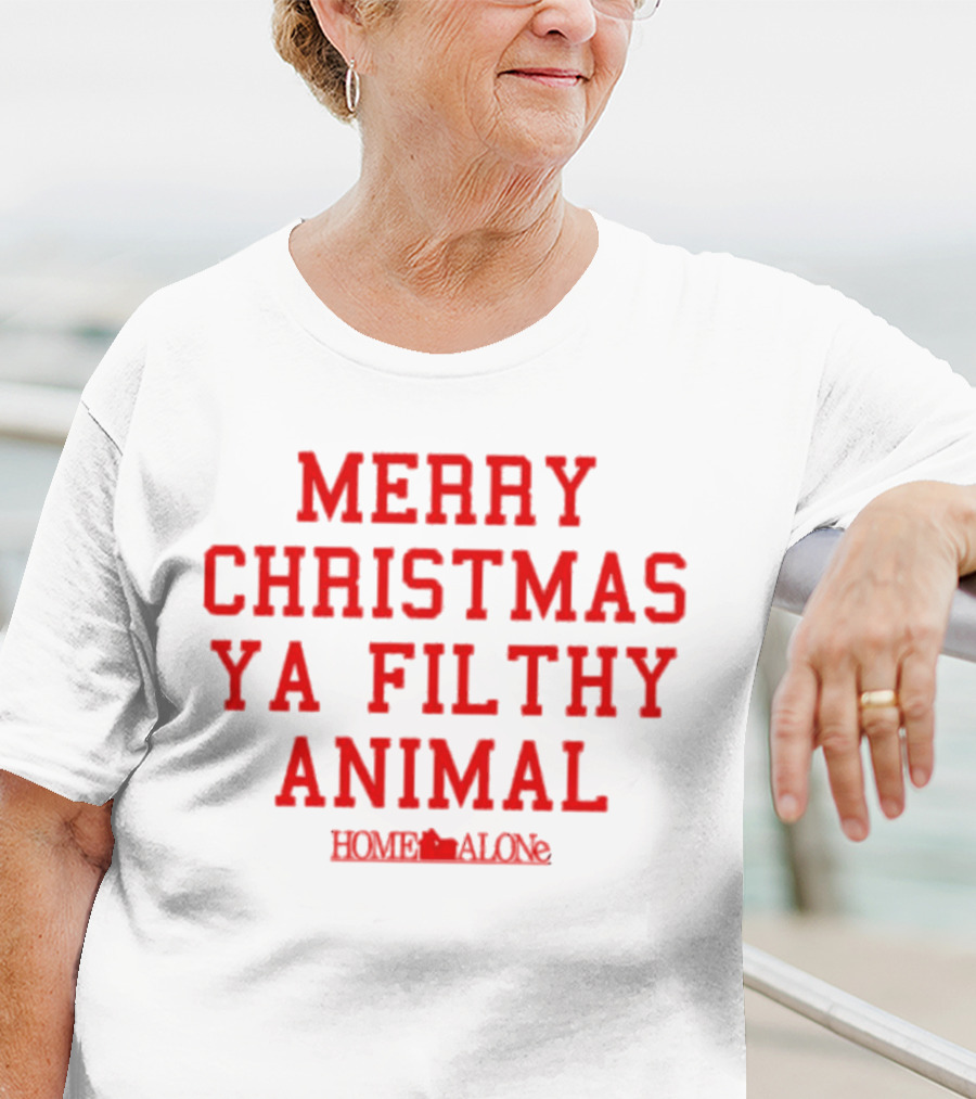 Merry Christmas Ya Filthy Animal Home Alone T-Shirt