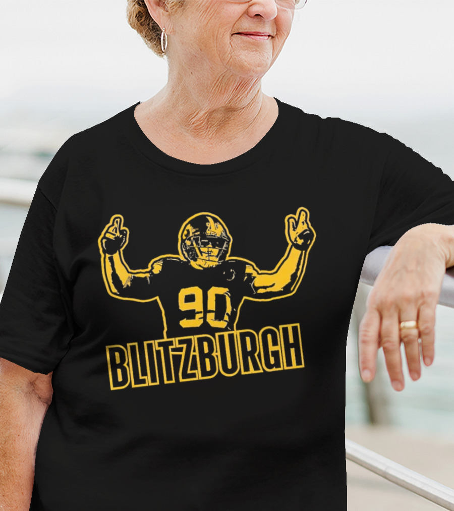 Trent Jordan Watt 90 Blitzburgh Pittsburgh Steelers T-Shirt