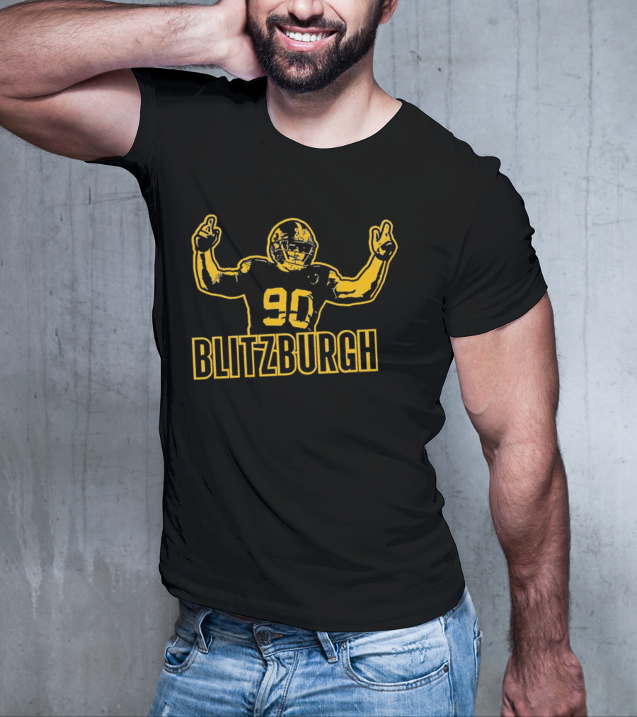 Trent Jordan Watt 90 Blitzburgh Pittsburgh Steelers T-Shirt