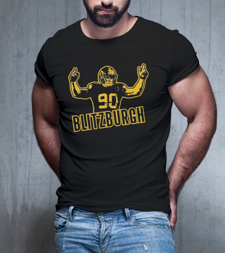 Trent Jordan Watt 90 Blitzburgh Pittsburgh Steelers T-Shirt