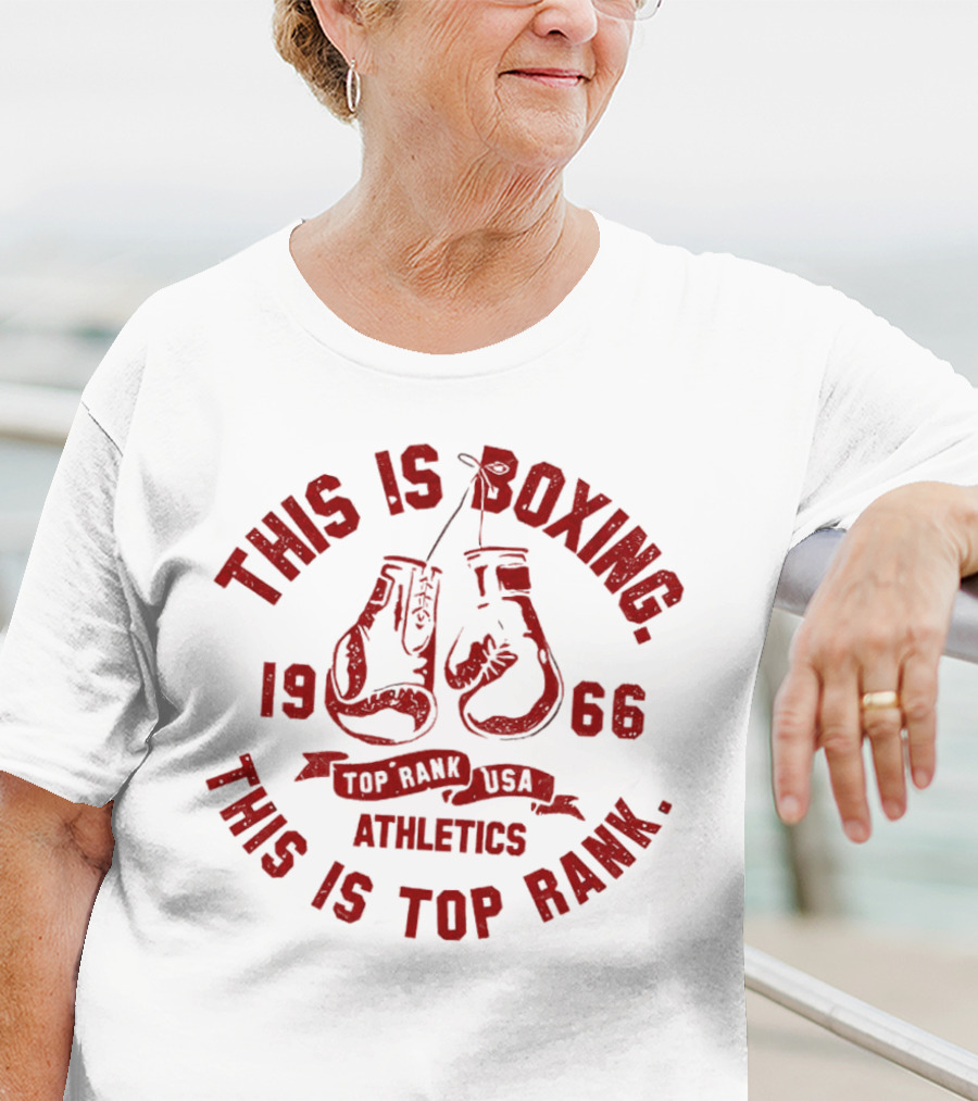 This Is Boxing 1966 Top Rank USA Athletics T-Shirt