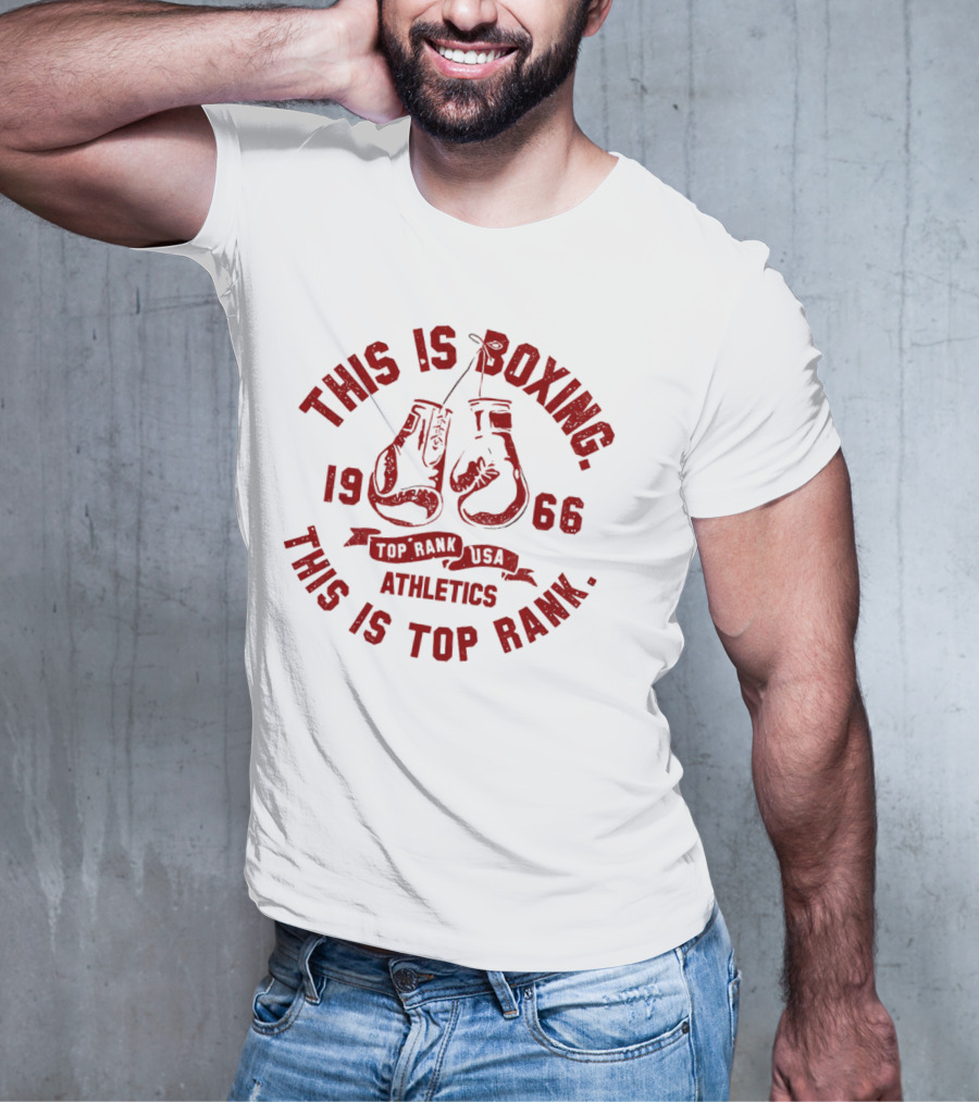This Is Boxing 1966 Top Rank USA Athletics T-Shirt