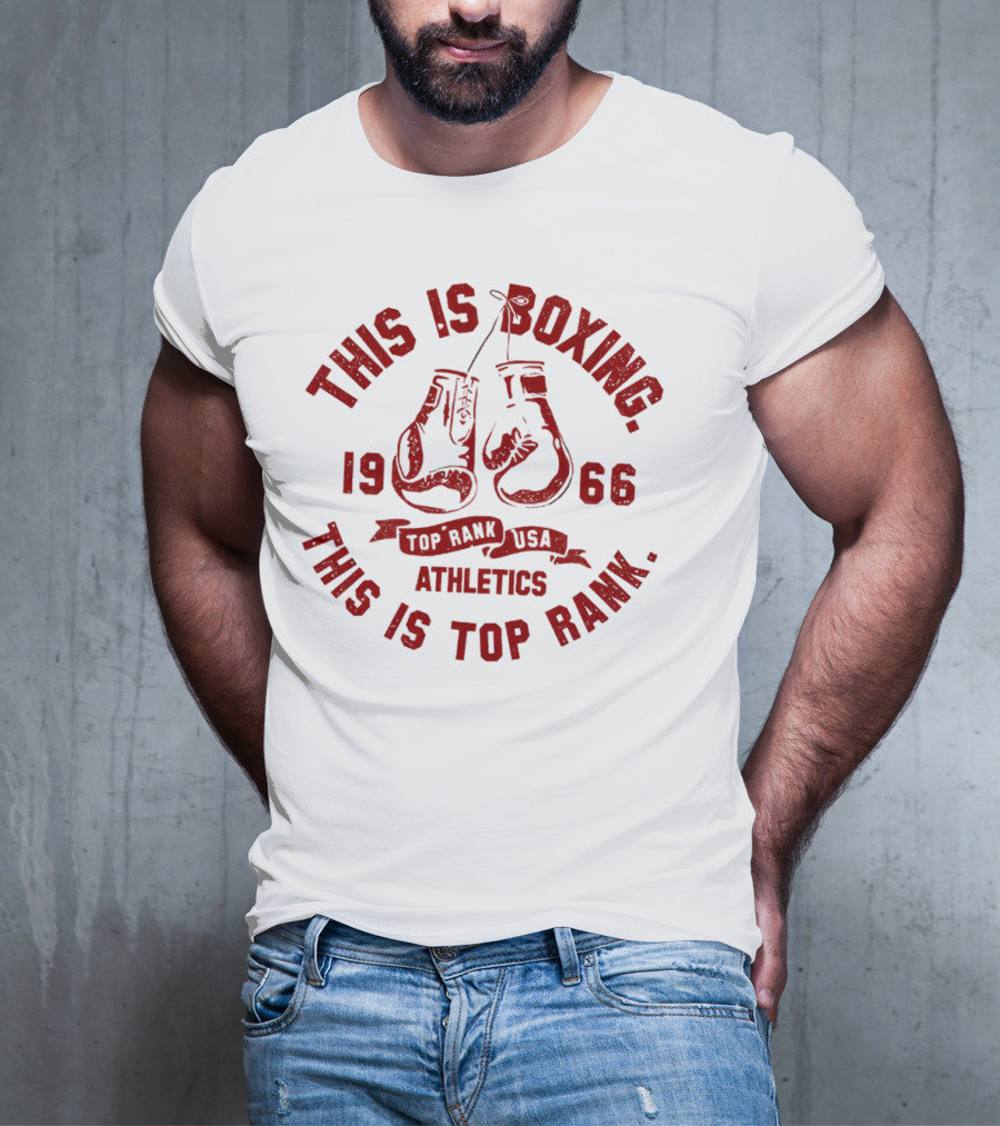 This Is Boxing 1966 Top Rank USA Athletics T-Shirt
