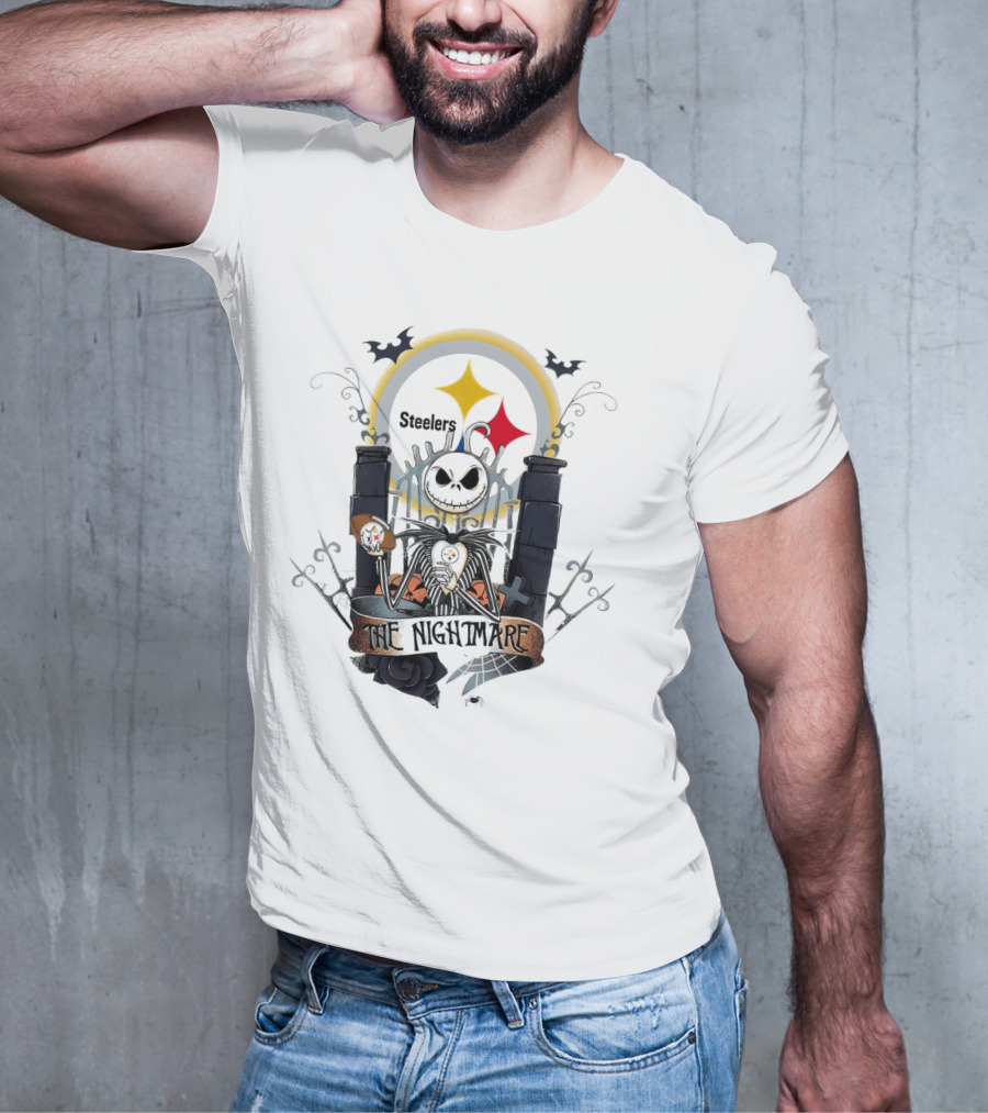 Jack Skellington Steelers The Nightmare T-Shirt