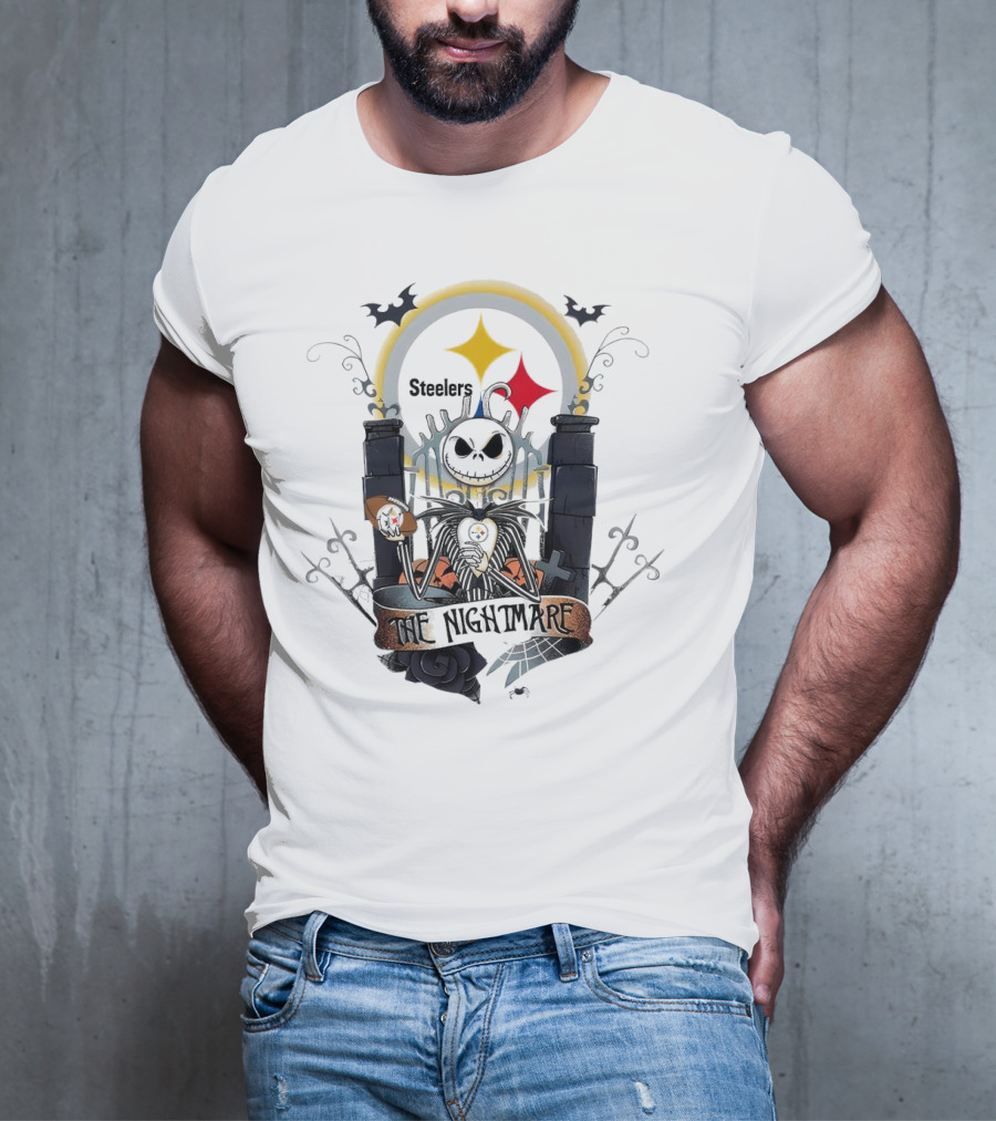 Jack Skellington Steelers The Nightmare T-Shirt