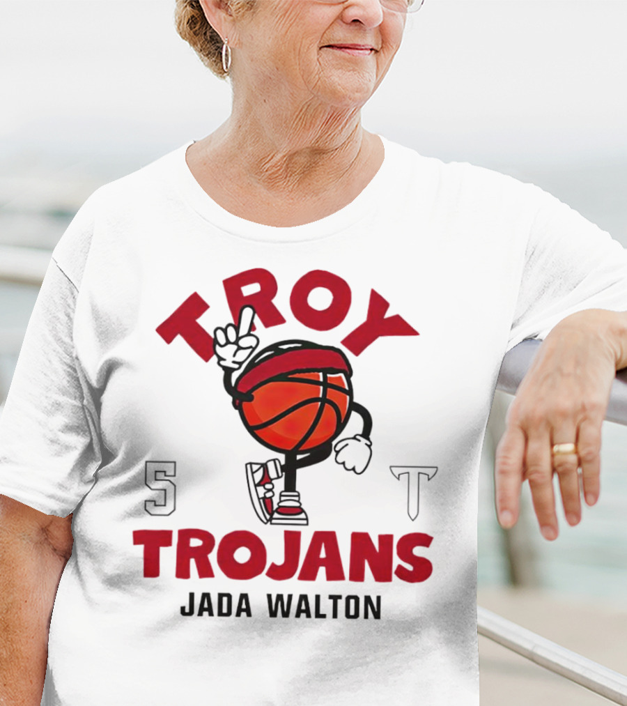 Troy Trojans Basketball Jada Walton NCAA Women's Basketball T-Shirt