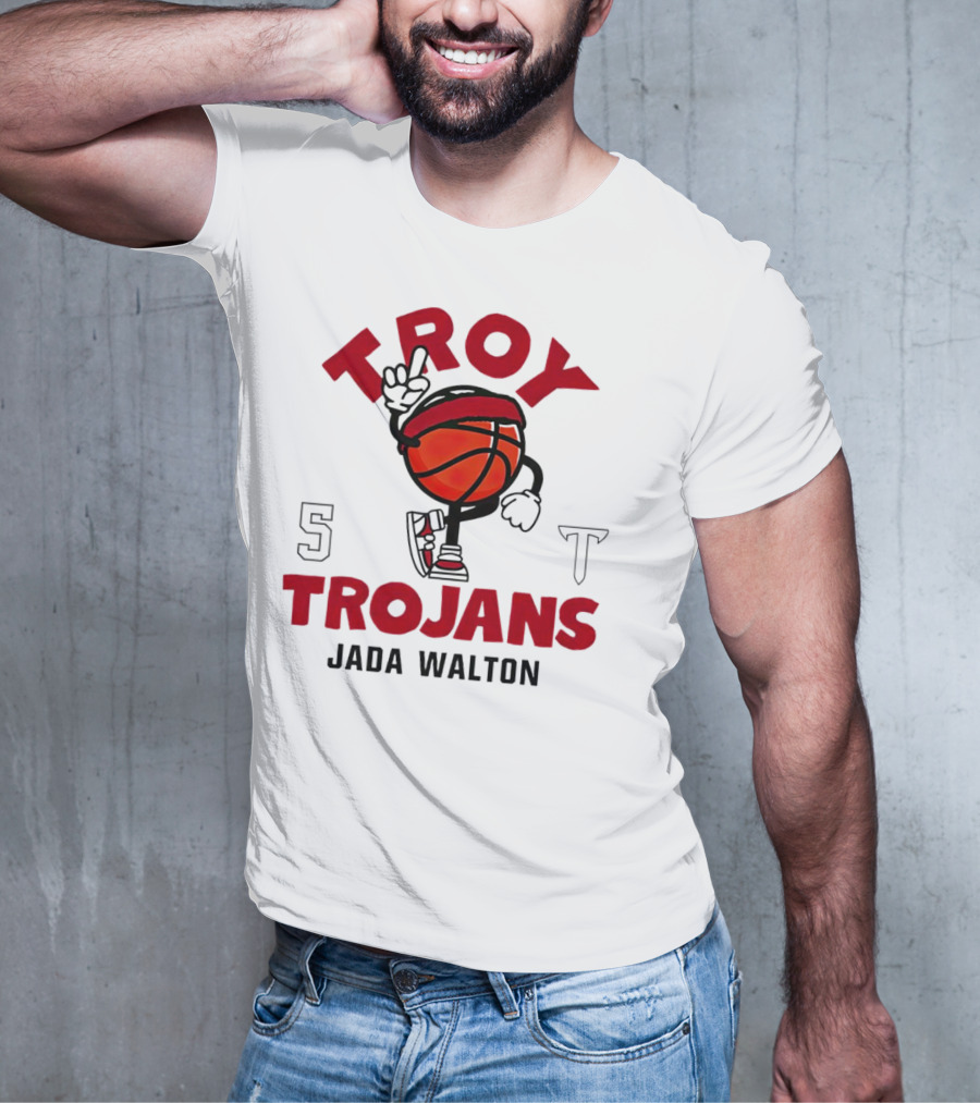 Troy Trojans Basketball Jada Walton NCAA Women's Basketball T-Shirt