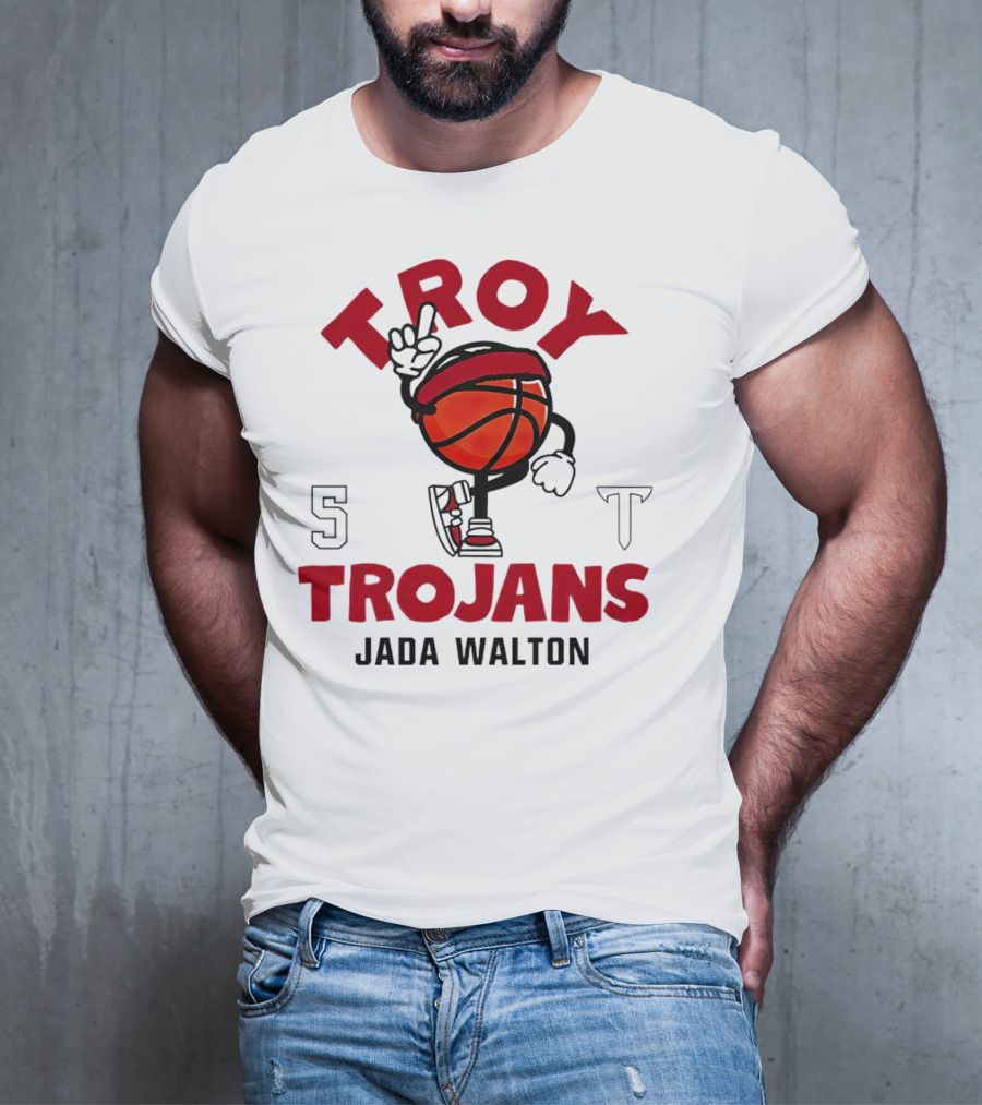 Troy Trojans Basketball Jada Walton NCAA Women's Basketball T-Shirt