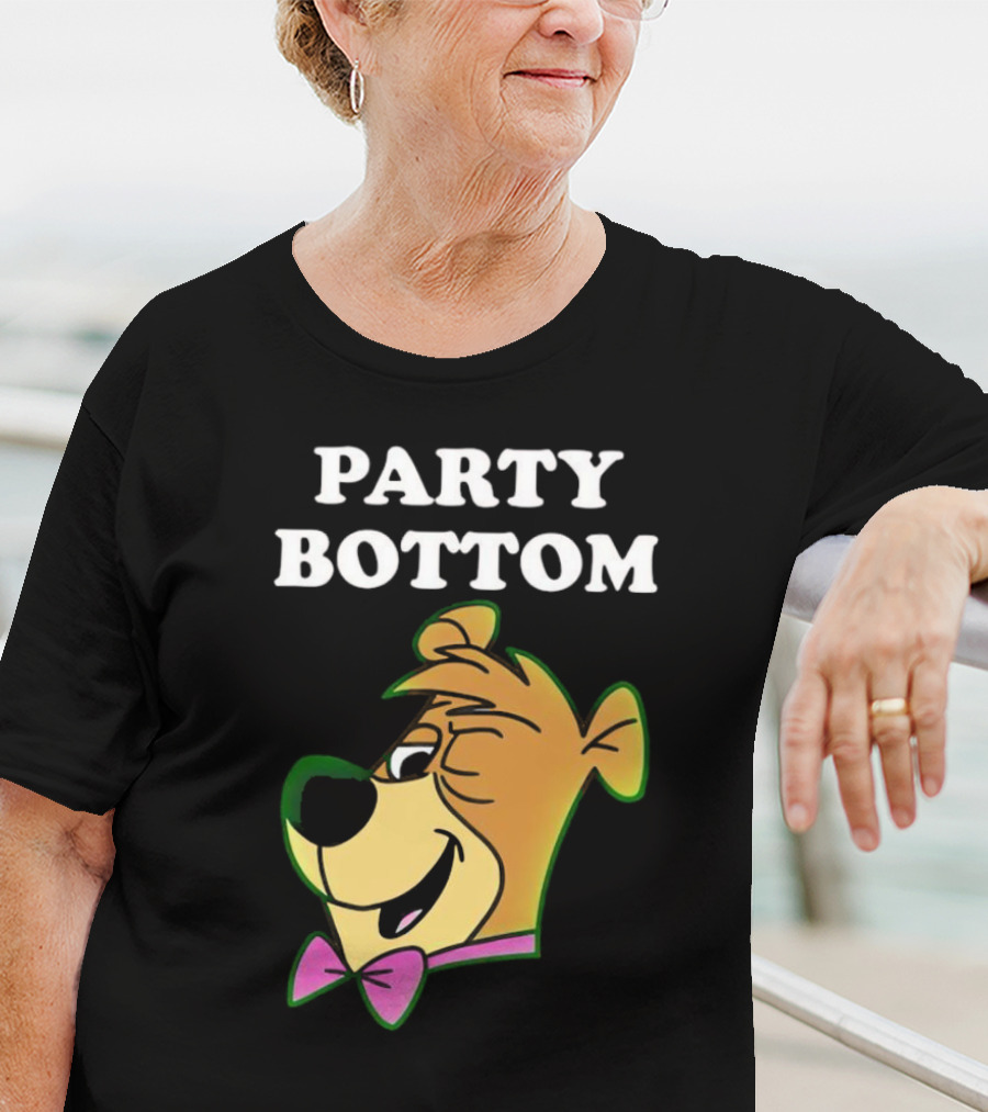 Party Bottom Yogi Bear Retro Bow Tie T-Shirt