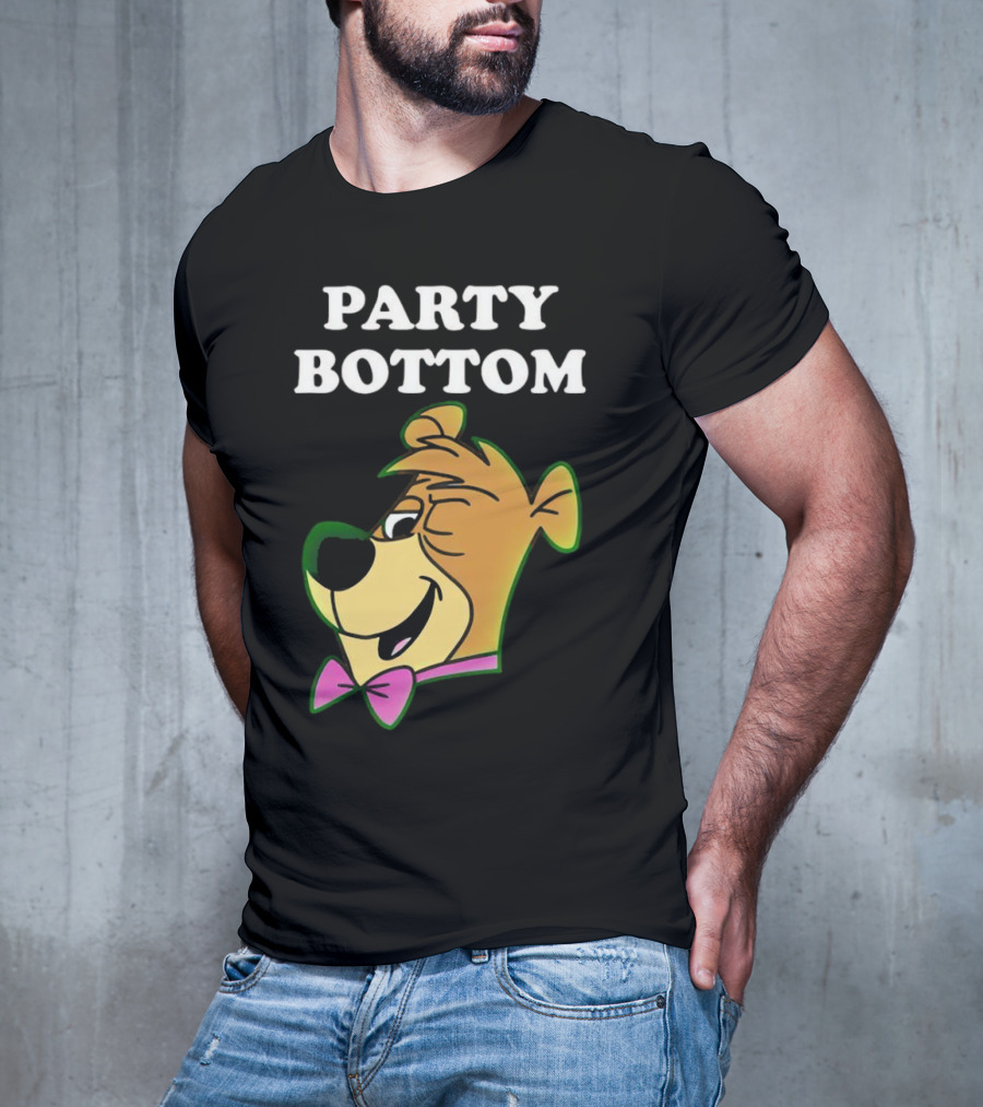 Party Bottom Yogi Bear Retro Bow Tie T-Shirt