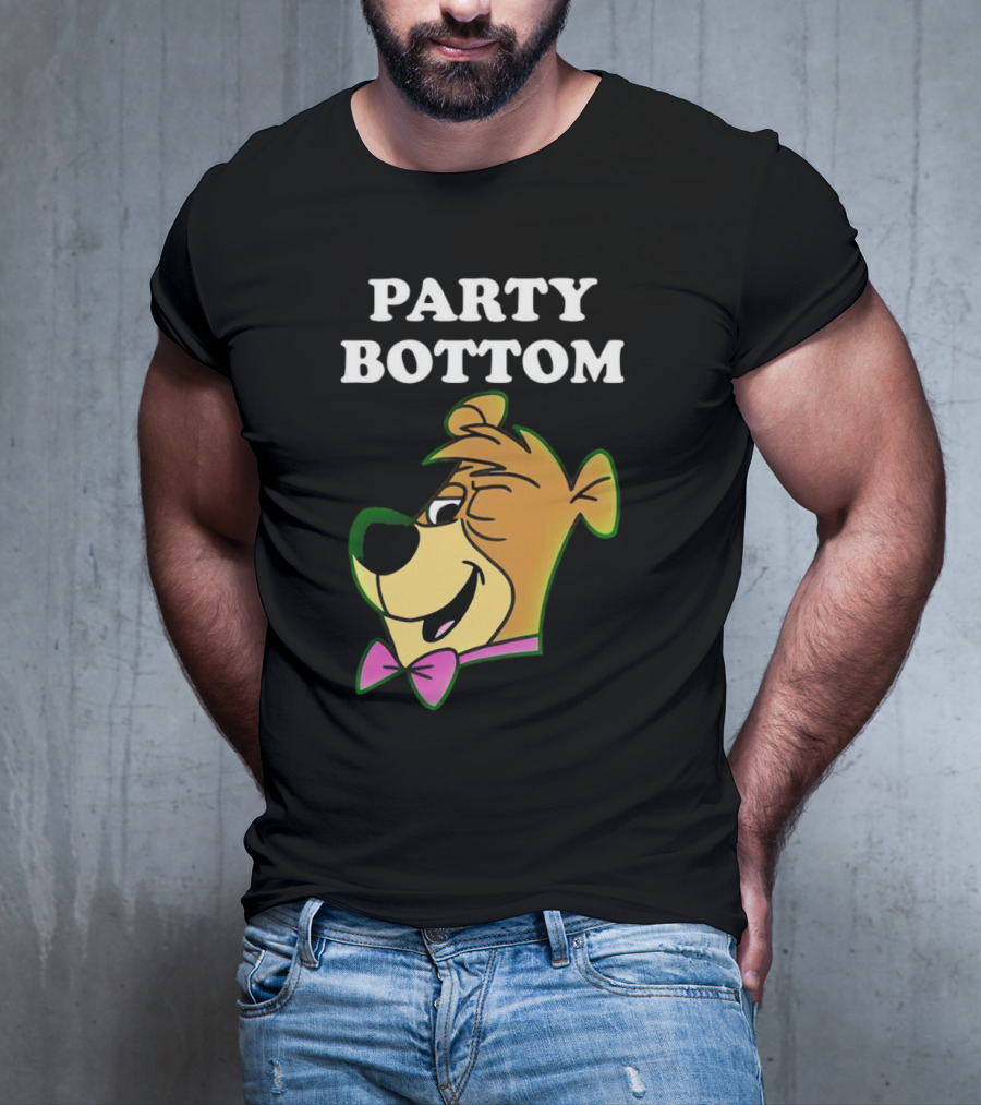 Party Bottom Yogi Bear Retro Bow Tie T-Shirt