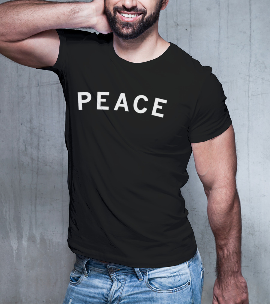 PEACE Text Arch T-Shirt