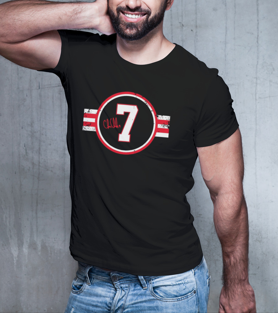 Chris Chelios 7 Chicago Blackhawks Signature T-Shirt