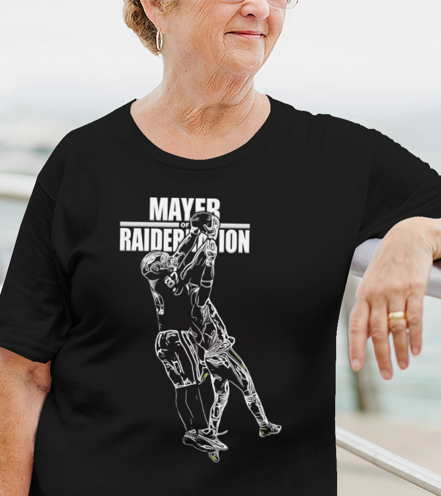 Mayer Of Raidernation Football Action T-Shirt