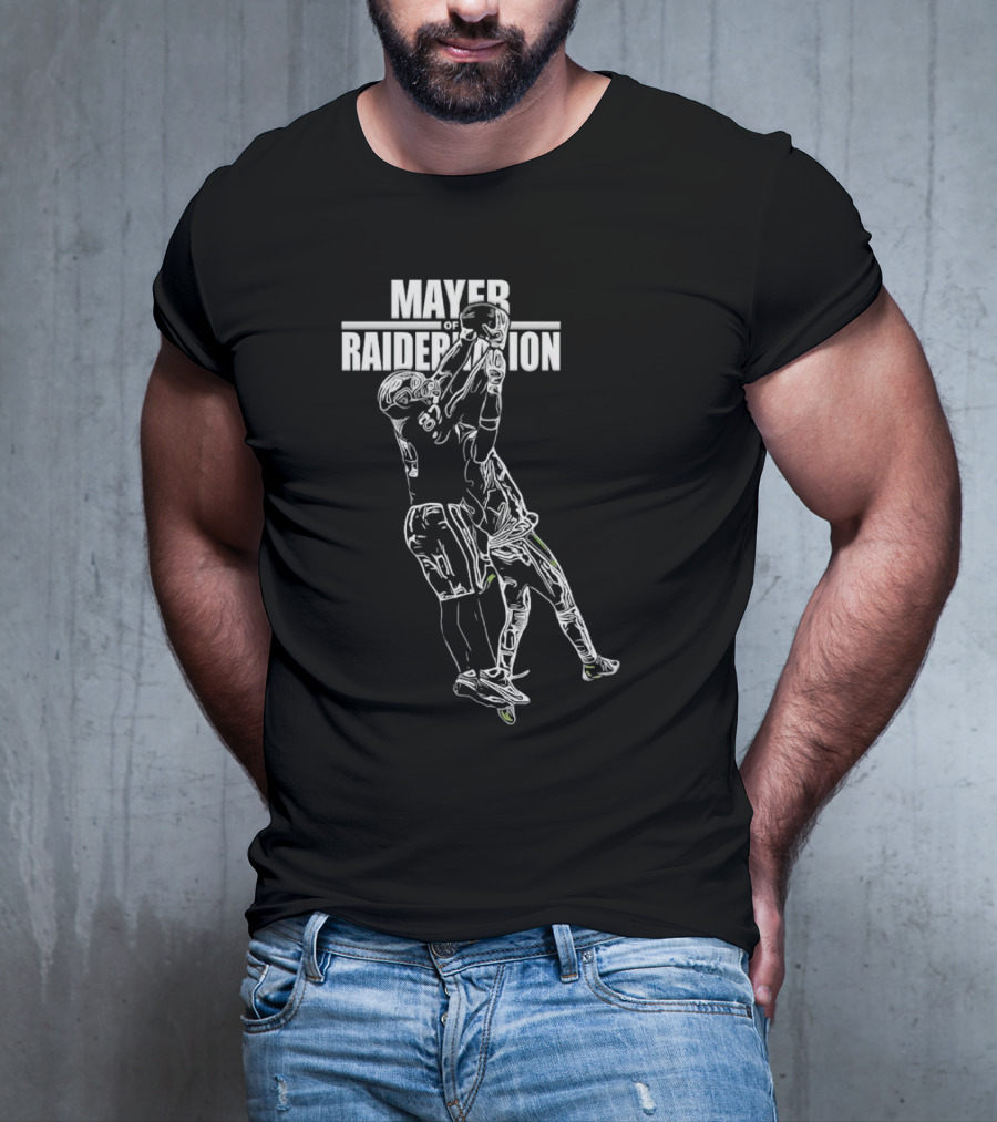 Mayer Of Raidernation Football Action T-Shirt