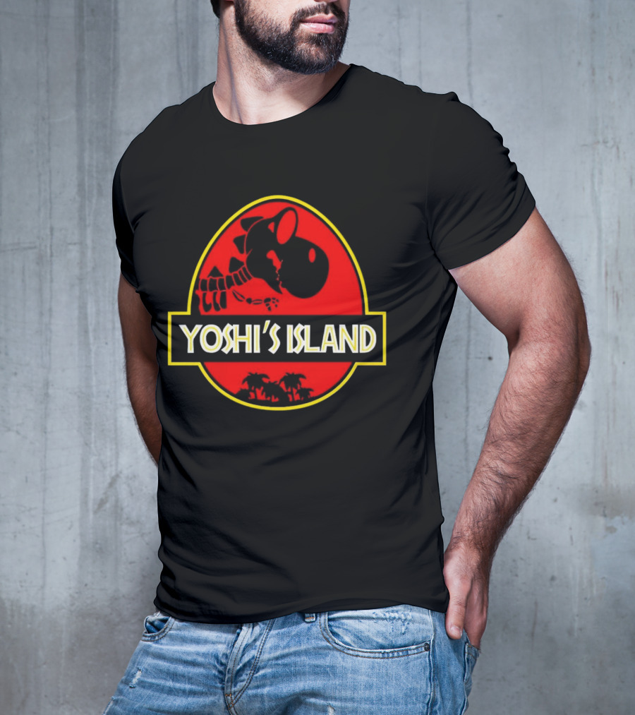 Jurassic Park Yoshi’s Island Logo Crossover T-Shirt
