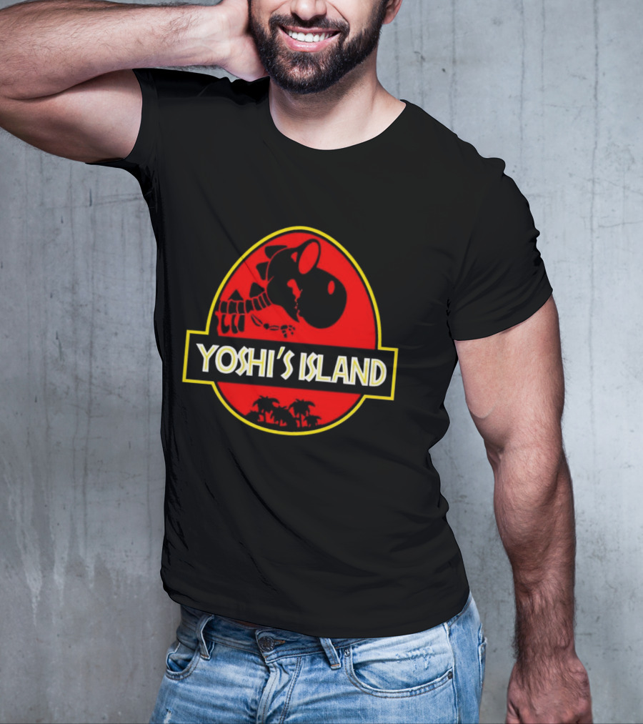 Jurassic Park Yoshi’s Island Logo Crossover T-Shirt