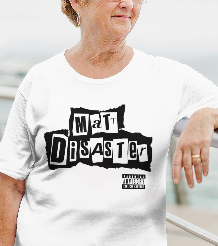 Matt Disaster Explicit Content Mr. Pink T-Shirt