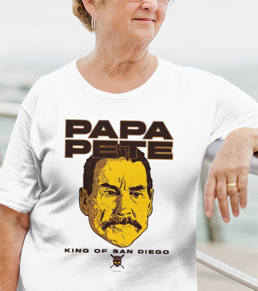 Papa Pete King Of San Diego Iconic Yellow T-Shirt