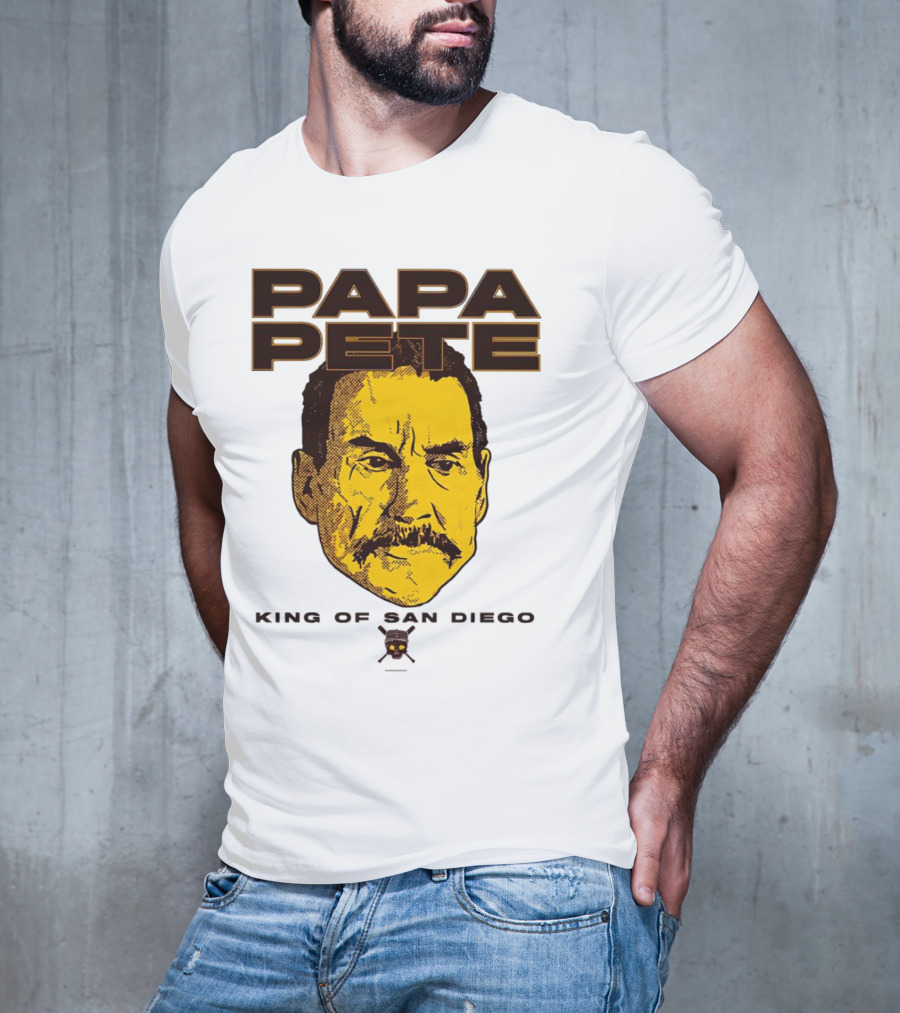 Papa Pete King Of San Diego Iconic Yellow T-Shirt
