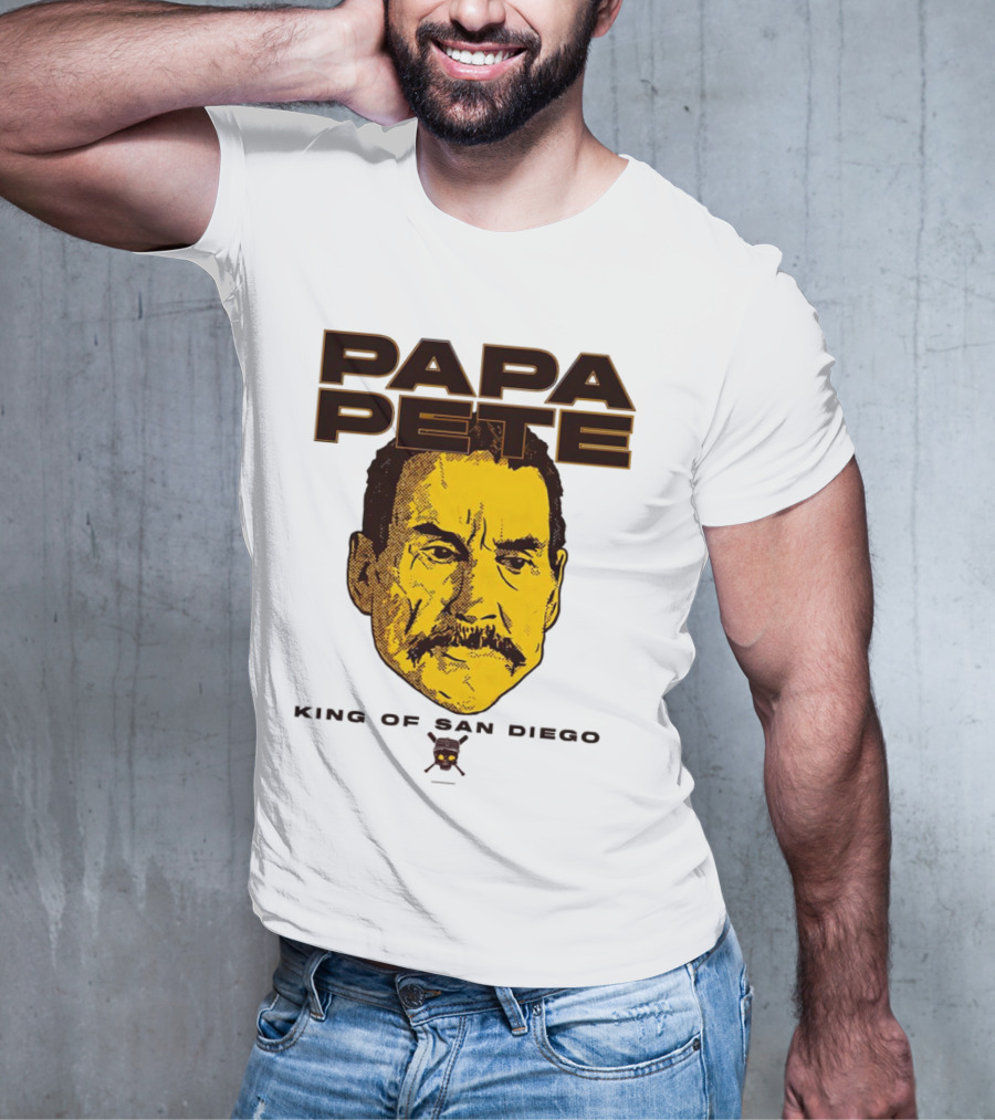 Papa Pete King Of San Diego Iconic Yellow T-Shirt