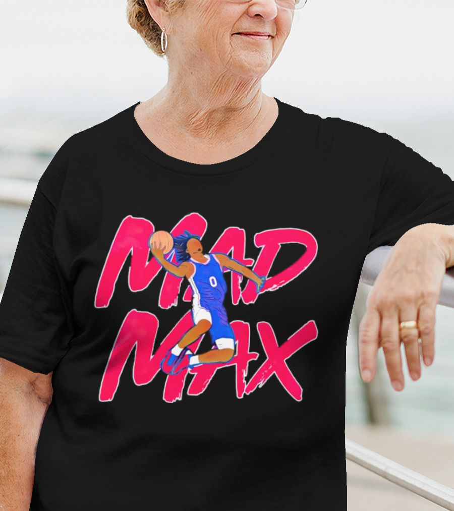 Philadelphia 76ers Tyrese Maxey Mad Max Basketball T-Shirt