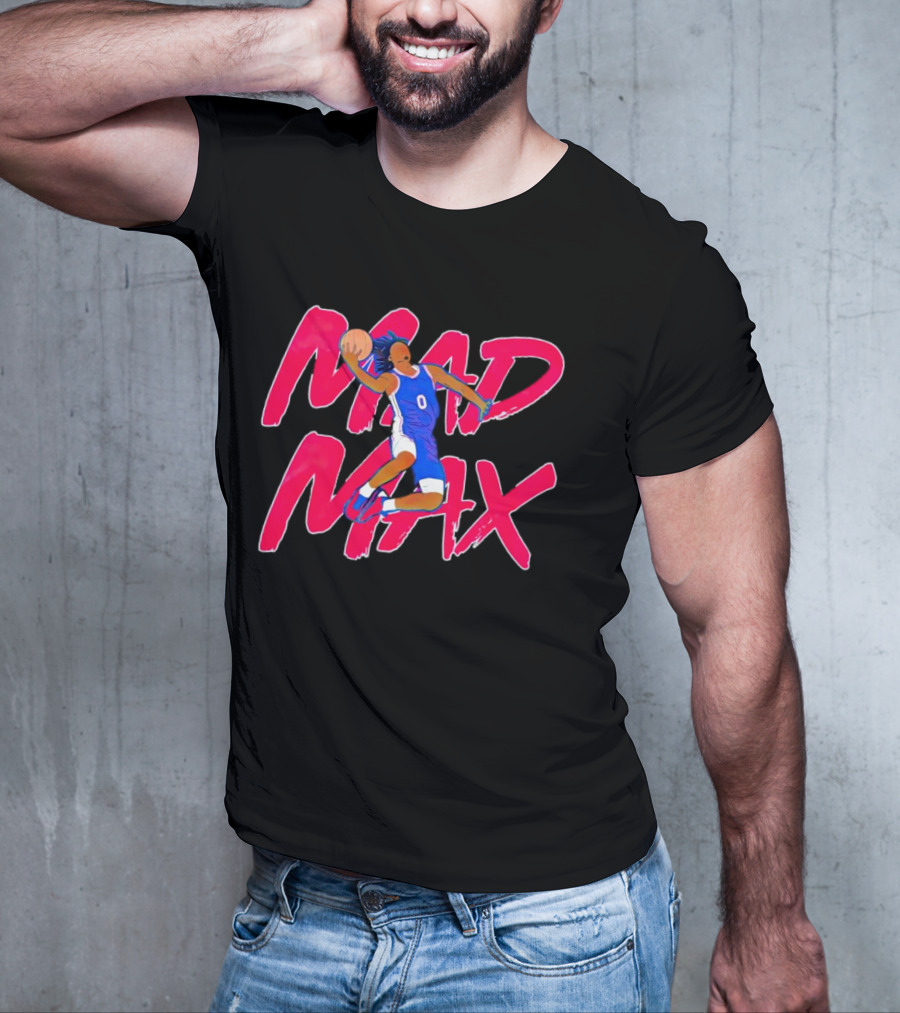 Philadelphia 76ers Tyrese Maxey Mad Max Basketball T-Shirt