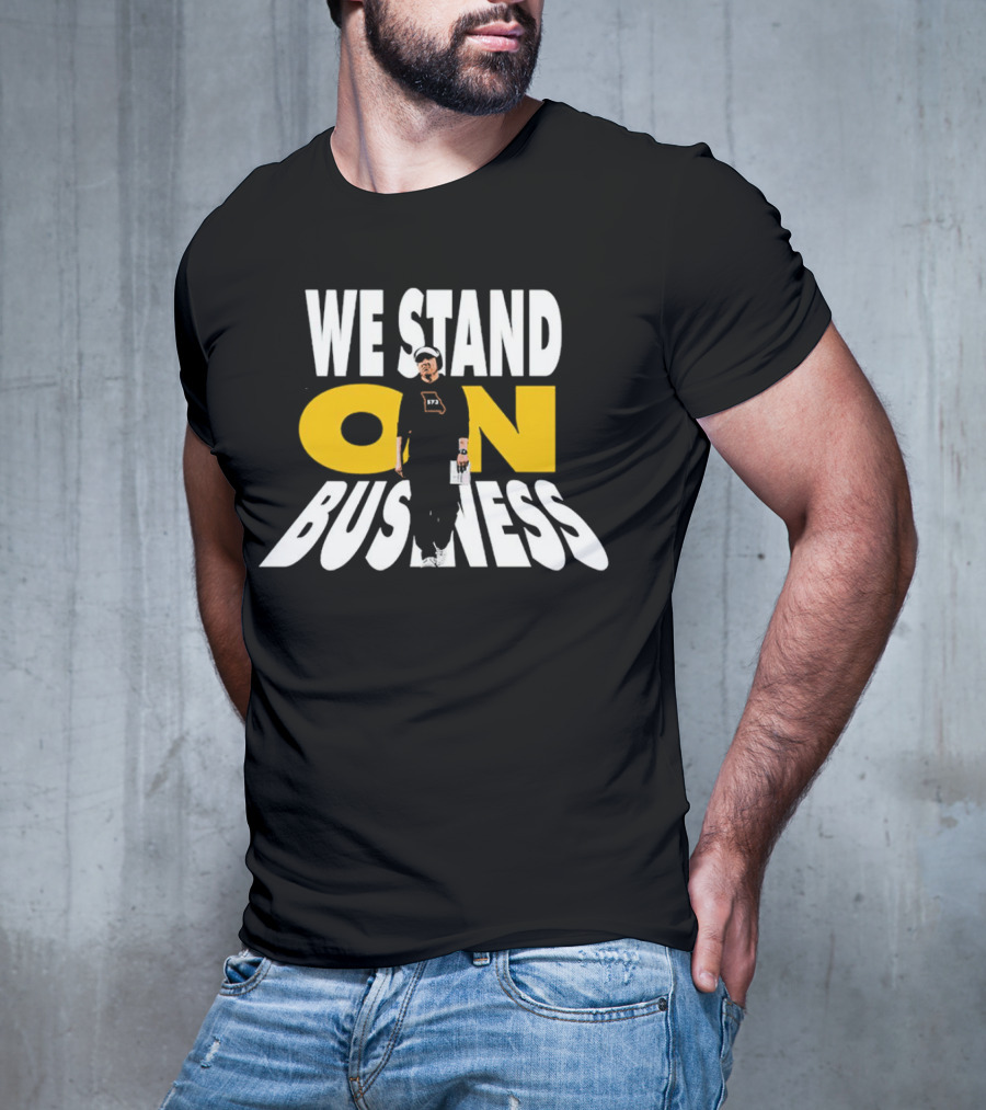 We Stand On Business 673 Brand Apparel Icon With Figure T-Shirt