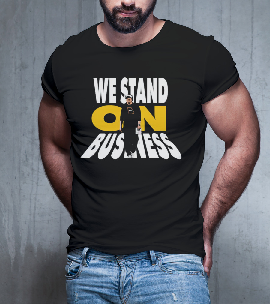 We Stand On Business 673 Brand Apparel Icon With Figure T-Shirt