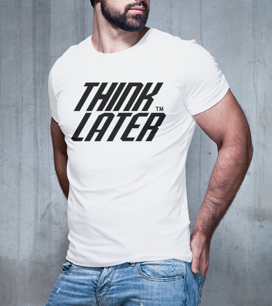 Tate McRae Think Later Collection Bold Empowerment T-Shirt