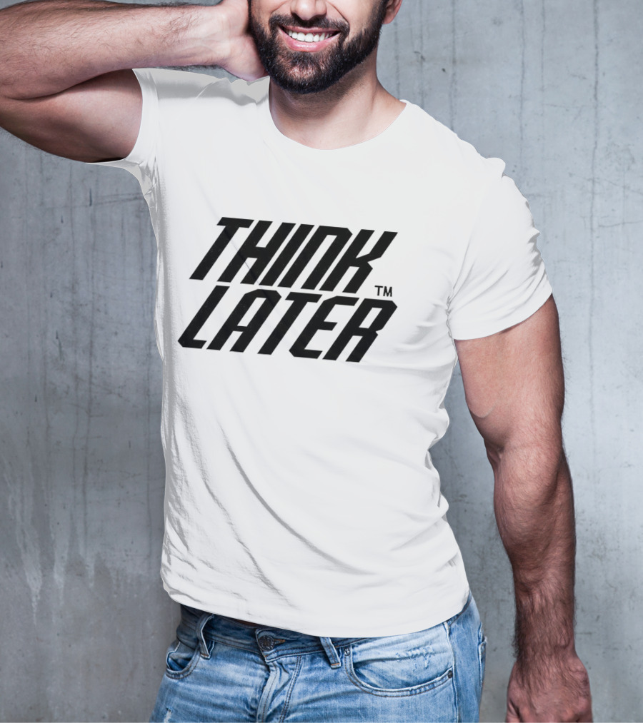 Tate McRae Think Later Collection Bold Empowerment T-Shirt