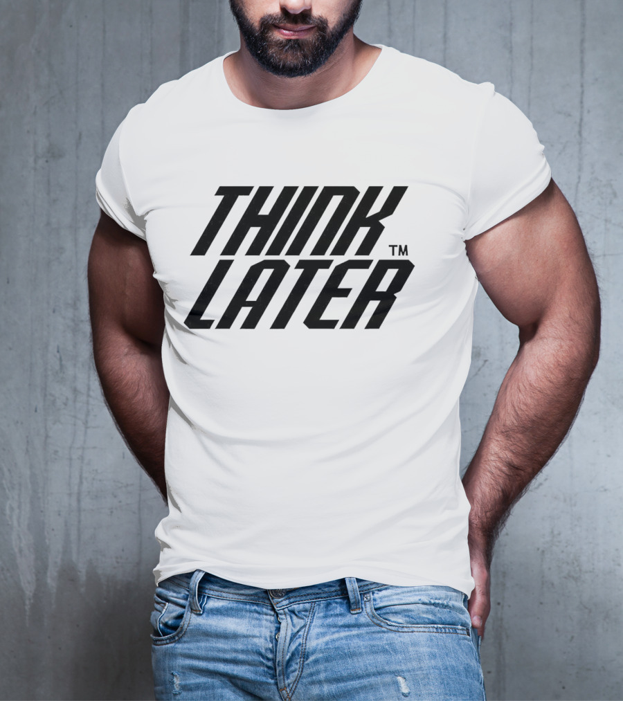 Tate McRae Think Later Collection Bold Empowerment T-Shirt